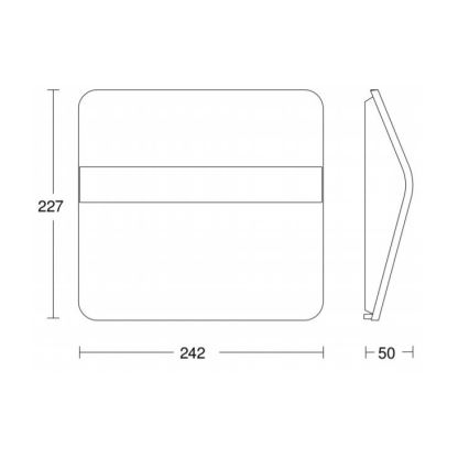 STEINEL 035730 - Numéro de maison solaire XSolar LH-N LED/0,03W IP44 2500 mAh