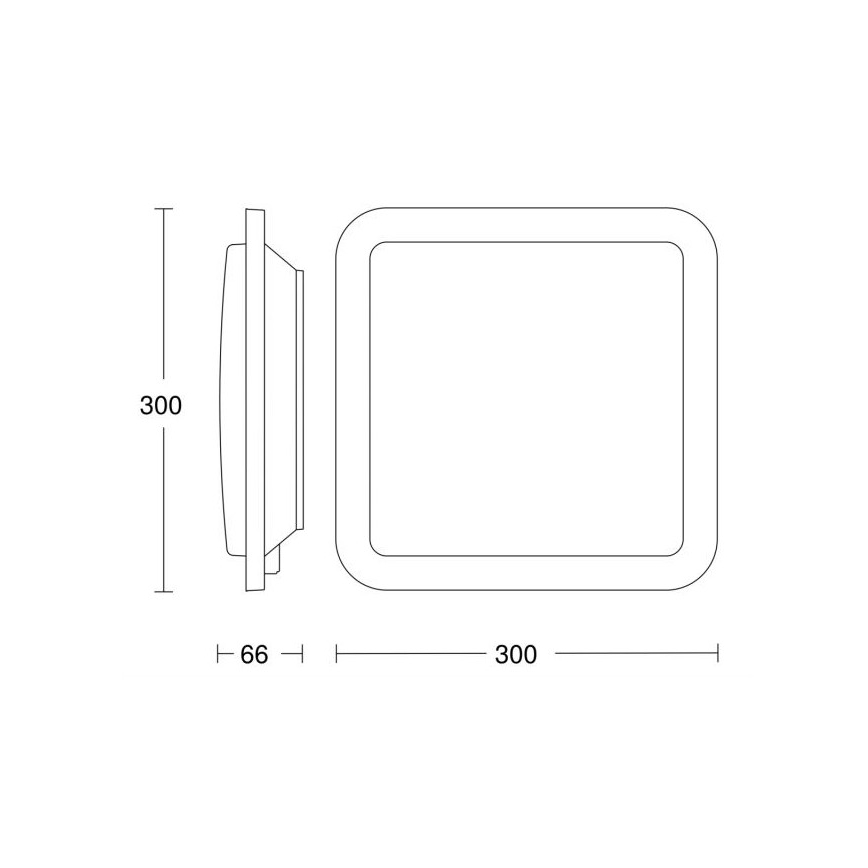 Steinel 052522 - LED Plafondlamp met sensor RS LED/9,5W/230V