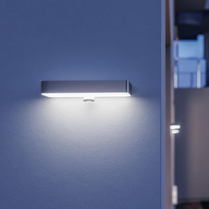 Steinel 052652 - Luminaire solaire LED avec un détecteur XSolar SOL-O LED/1,5W 2x2000mAh IP44 argenté