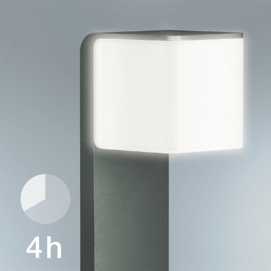 Steinel 055479 - Lampe d'extérieur LED avec détecteur CUBO LED/9,5W/230V IP44 anthracite
