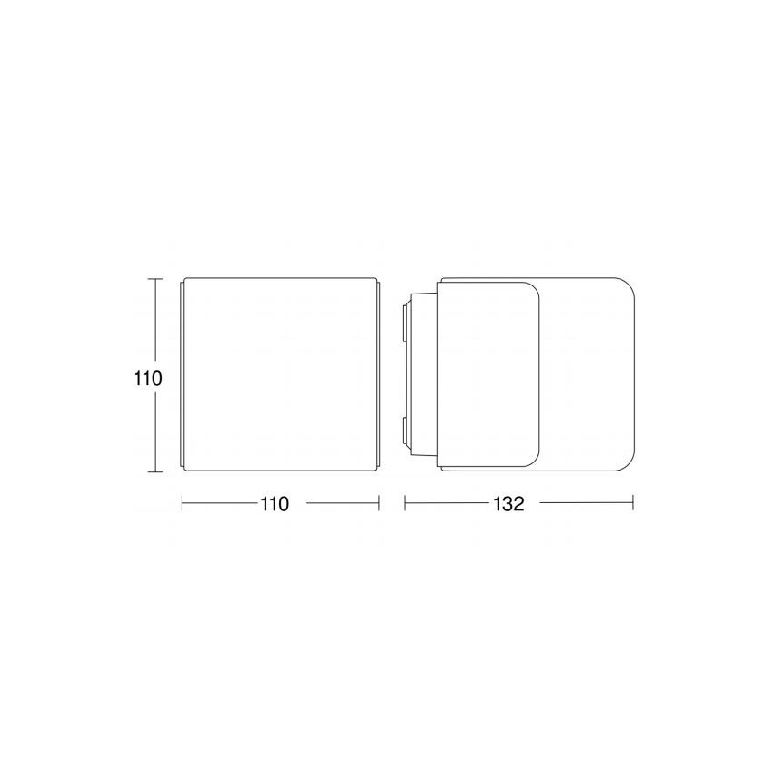 Steinel 055516 - Applique d'extérieur LED avec détecteur L 835 LED/9,5W/230V IP44 anthracite