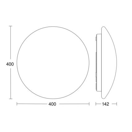 Steinel 056124 - LED Badkamer plafondlamp RS PRO LED P3 LED/19,5W/230V IP54 4000K
