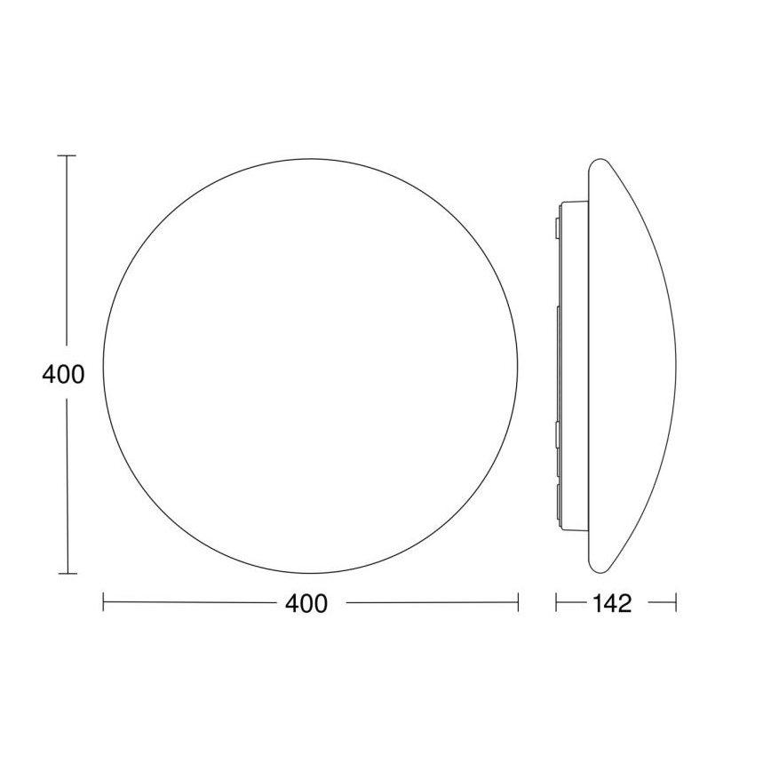 Steinel 056131 - LED Badkamer plafondlamp RS PRO LED P3 LED/19,5W/230V IP54 3000K