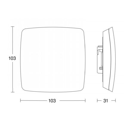 STEINEL 056339 - Bewegingssensor TRUE PRESENCE KNX