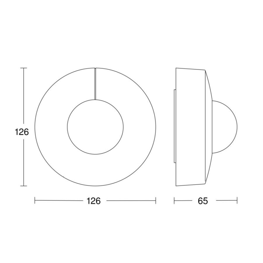 Steinel 057251 - Bewegingssensor IS 3360 DALI-2 IP54 rond wit