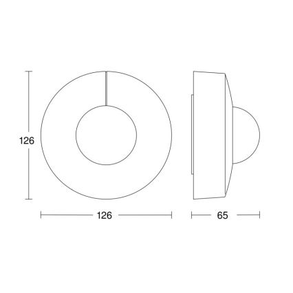 Steinel 057299 - Bewegingssensor IS 345 DALI-2 IPD IP54 rond wit