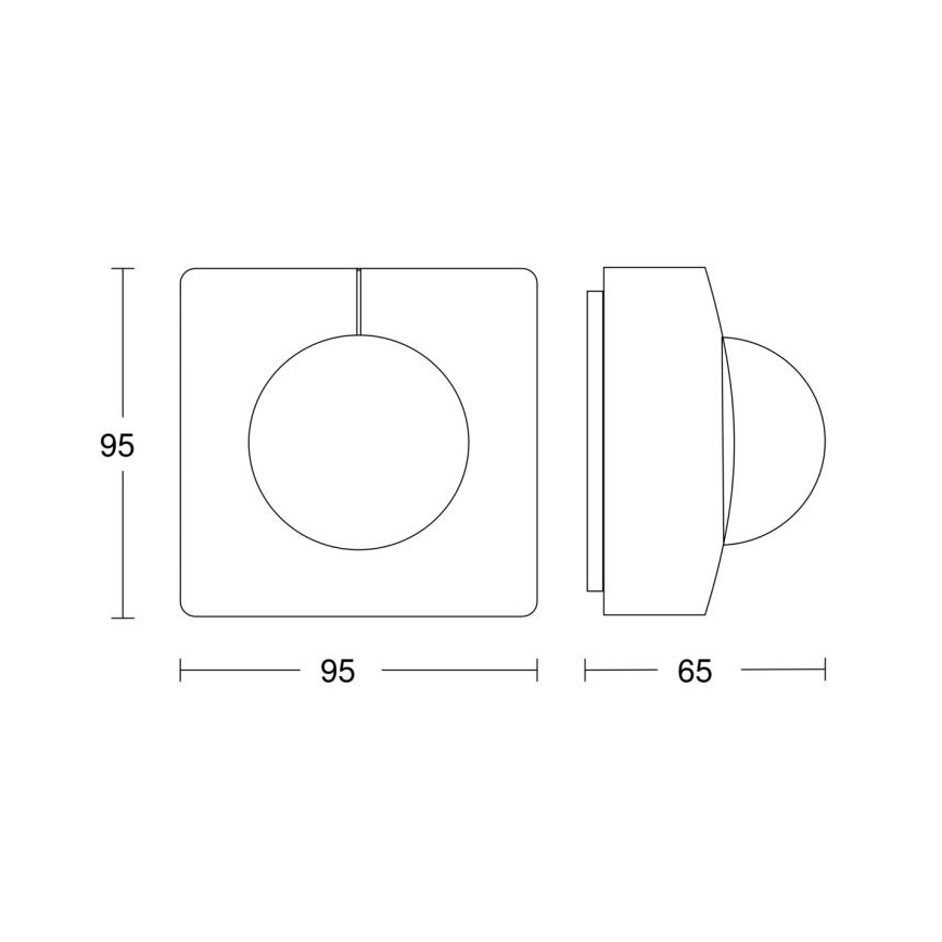 Steinel 057350 - Bewegingssensor IS 3180 DALI-2 IPD IP54 wit