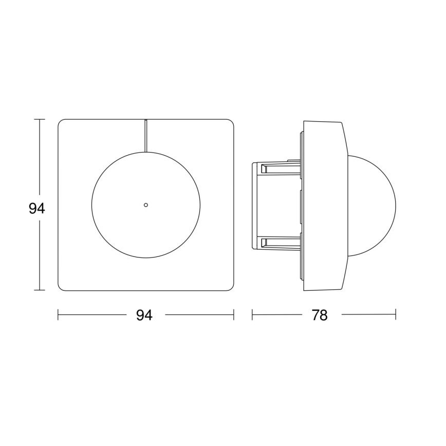 Steinel 057367 - Bewegingssensor IS 3180 DALI-2 IPD wit