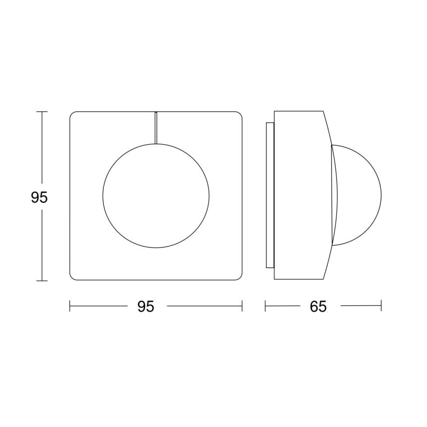 Steinel 057374 - Bewegingssensor IS 3360 MX Highbay DALI-2 IP54 wit