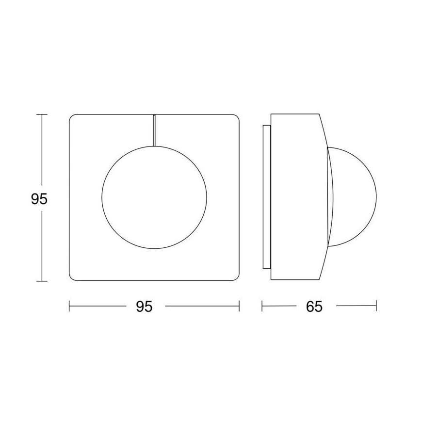Steinel 057398 - Bewegingssensor IS 345 MX Highbay DALI-2 IP54 wit