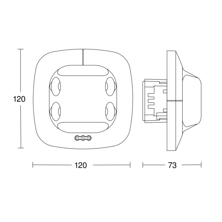 Steinel 057466 - Aanwezigheidsdetector Dual US DALI-2 wit