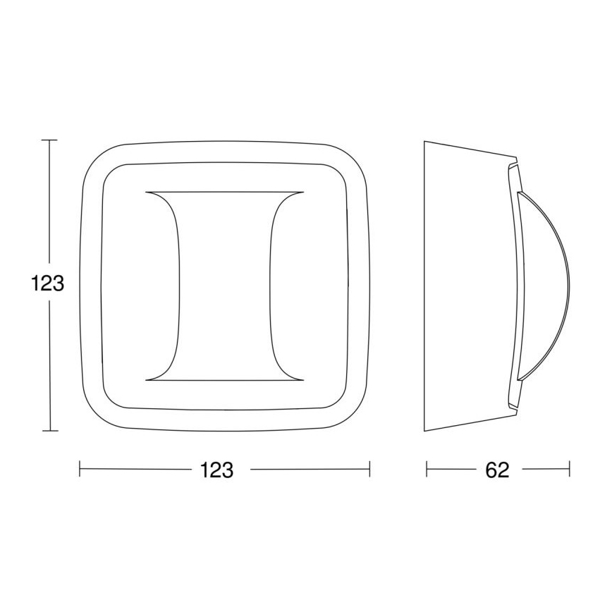 Steinel 057978 - Détecteur de présence couloir COM1 IP54 blanc