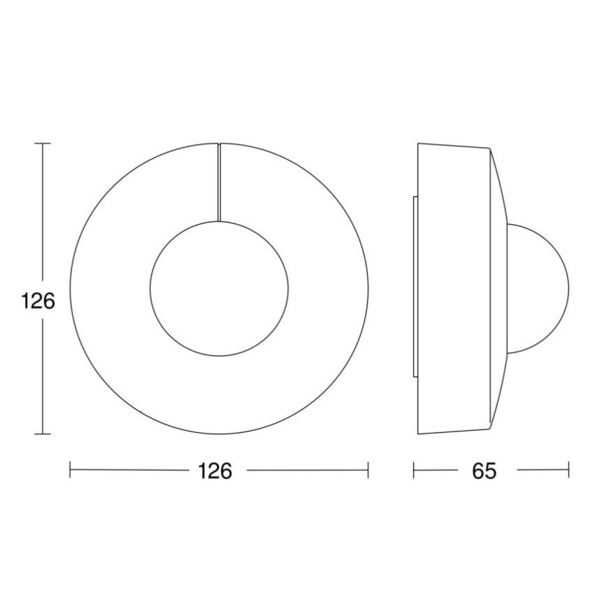 Steinel 058272 - Bewegingssensor IS 345 V3 KNX IP54 rond wit
