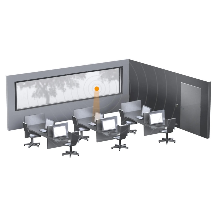 Steinel 058340 - Détecteur de lumière Dual V3 KNX rond blanc