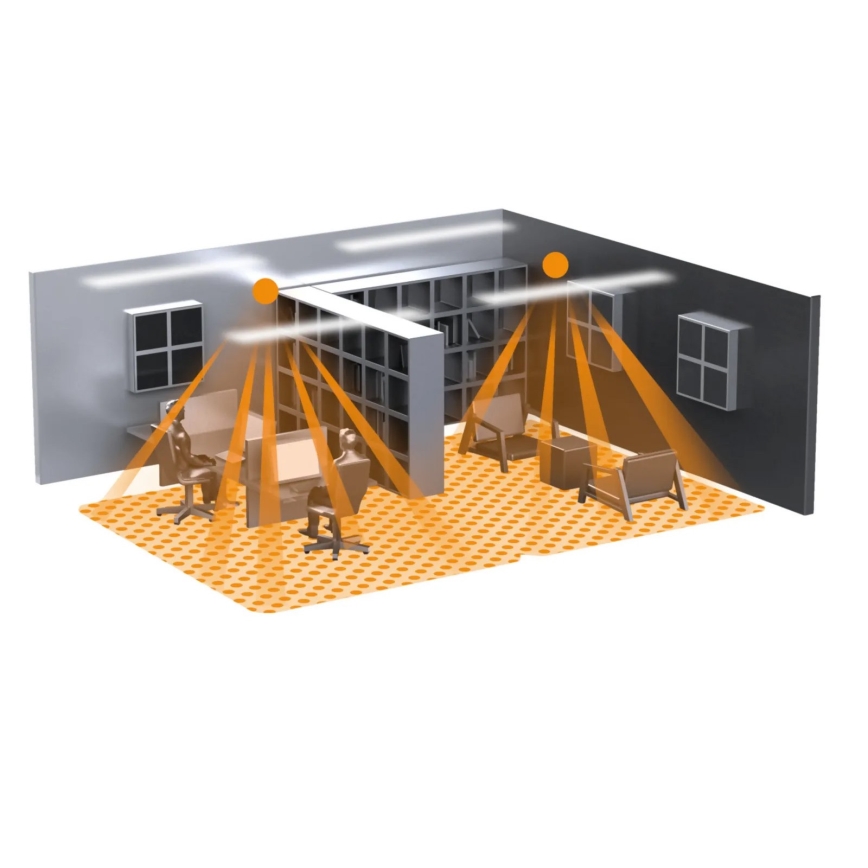 Steinel 058500 - Aanwezigheidsdetector IR Quattro SLIM XS V3 KNX wit