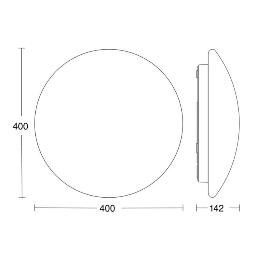 STEINEL 058593 - Plafonnier salle de bain avec détecteur RS PRO LED/20W/230V 4000K IP54