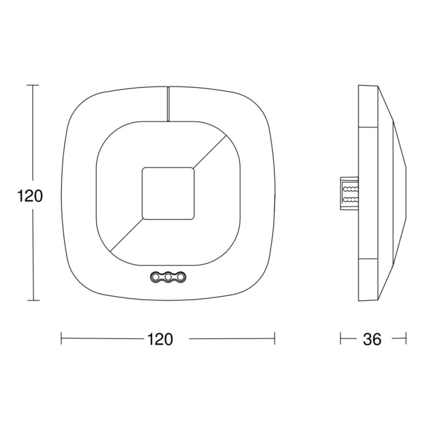 Steinel 059484 - Aanwezigheidsdetector HF 360 V3 KNX wit