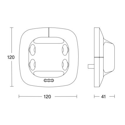 Steinel 059491 - Aanwezigheidsdetector Dual US KNX wit