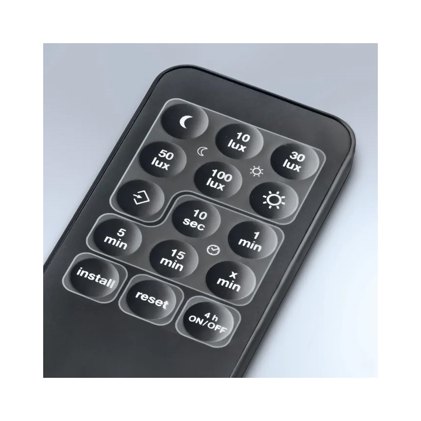 Steinel 059552 - Bewegingssensor SensIQ IP54 antraciet + afstandsbediening