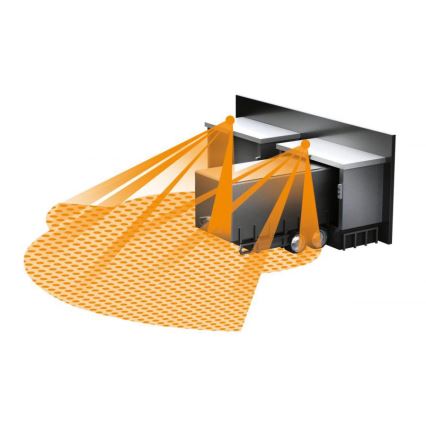 Steinel 059576 - Bewegingssensor SensIQ IP54 wit + afstandsbediening