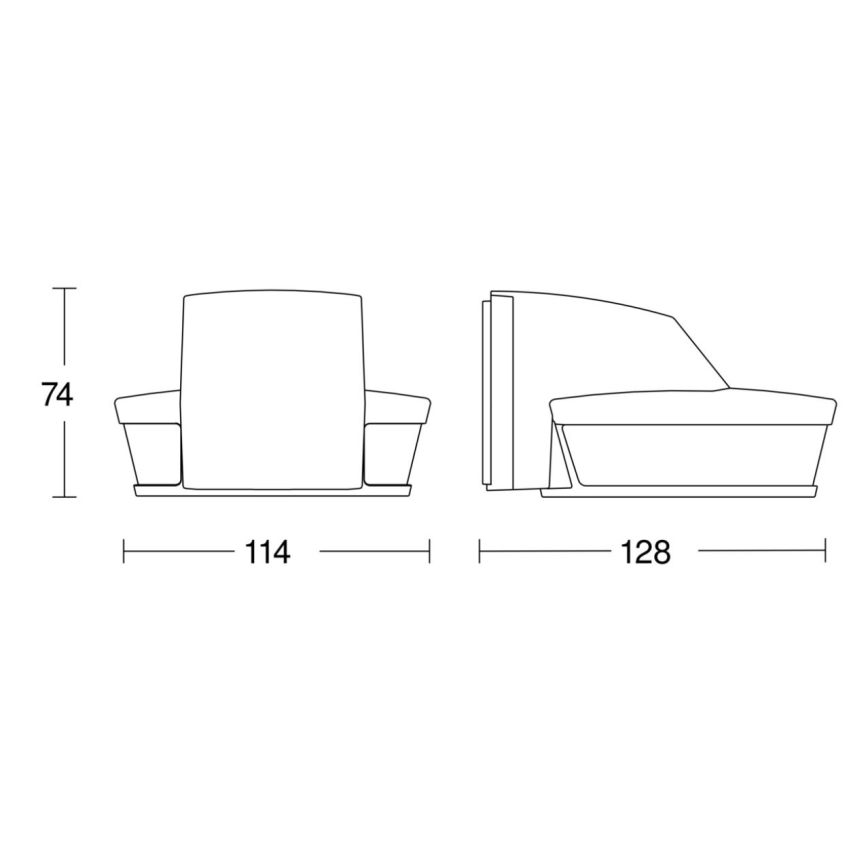 Steinel 059583 - Bewegingssensor SensIQ S IP54 zwart + afstandsbediening