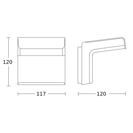 Steinel 059620 - Bewegingssensor iHF 3D KNX IP54 antraciet