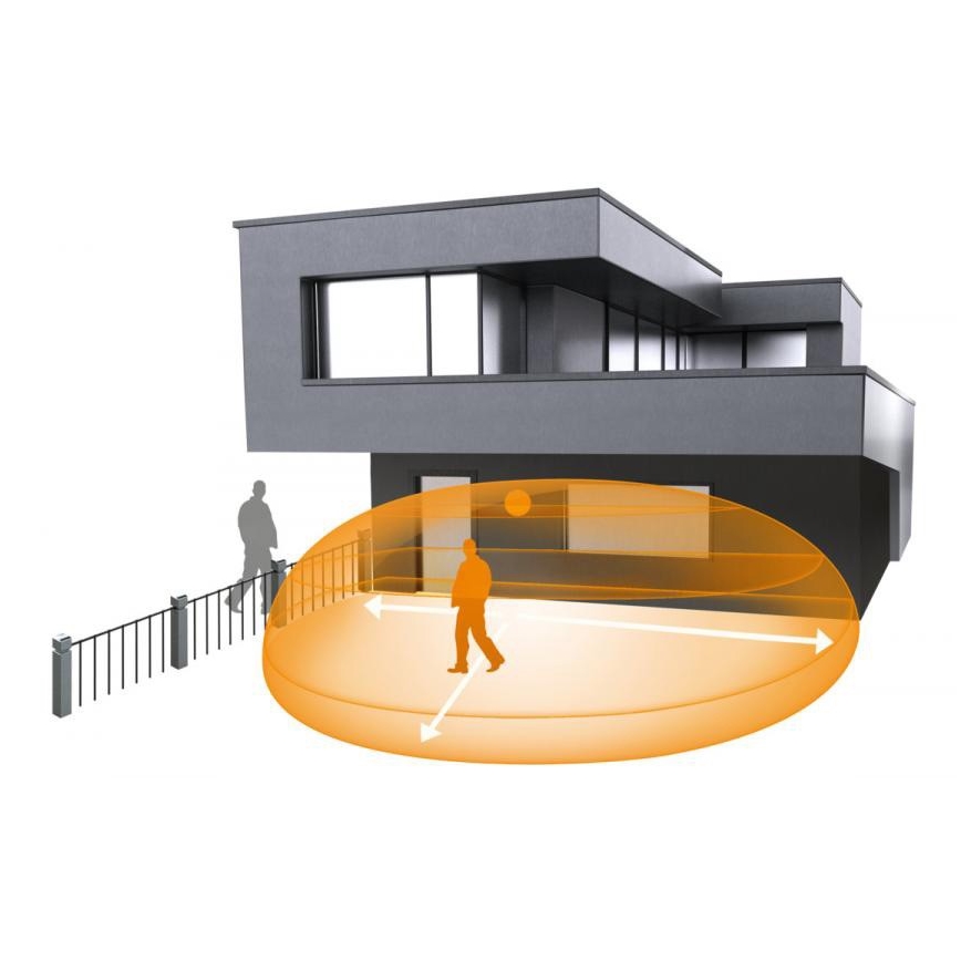 Steinel 059644 - Détecteur de mouvement iHF 3D KNX IP54 blanc