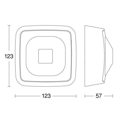 Steinel 064273 - Aanwezigheidsdetector HF 360-2 DALI-2 APC IP54 wit