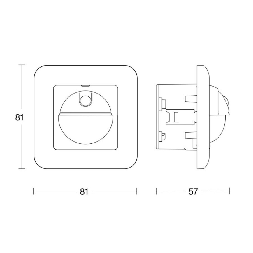 Steinel 065003 - IR-bewegingssensor 2180 UP ECO 230V wit