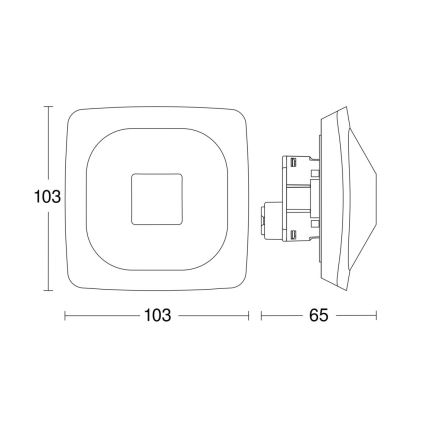 Steinel 065973 - Aanwezigheidsdetector HF 360-2 wit