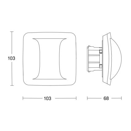 Steinel 066161 - Détecteur de présence HALLWAY blanc