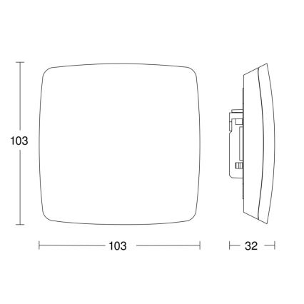 Steinel 068516 - Aanwezigheidsdetector TRUE PRESENCE KNX zwart