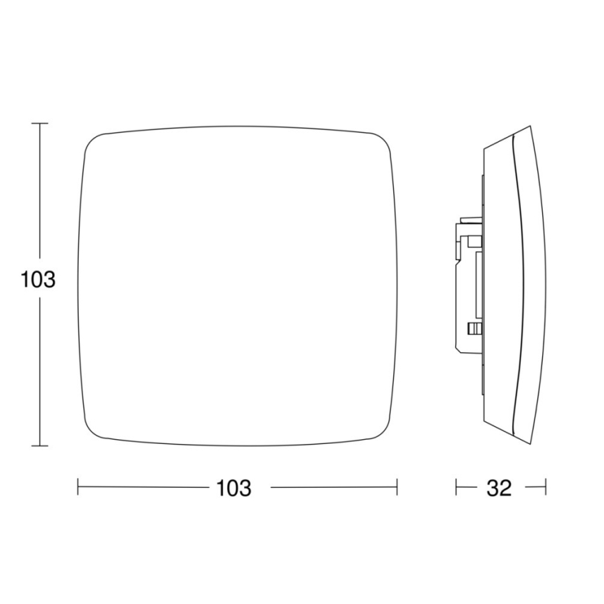 Steinel 068516 - Aanwezigheidsdetector TRUE PRESENCE KNX zwart