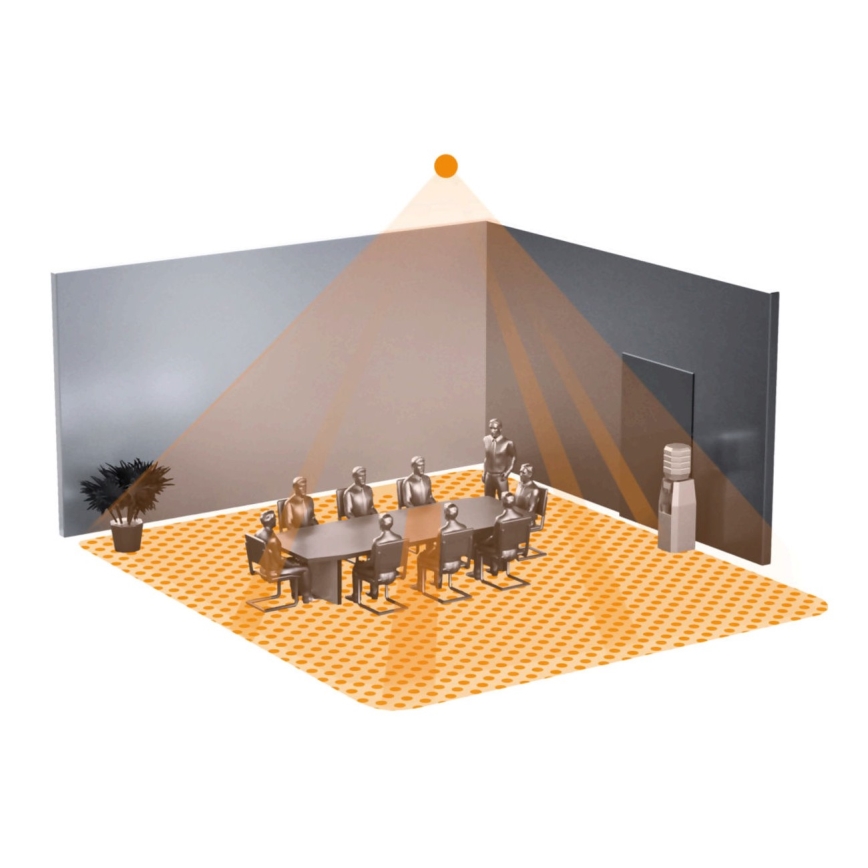 Steinel 068608 - Aanwezigheidsdetector IR Quattro HD 24m COM1 zwart