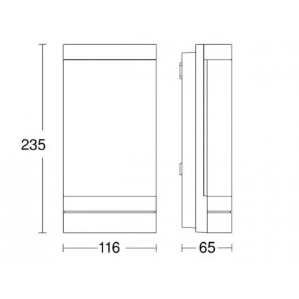Steinel 068714 - Luminaire d'extérieur L 271 C LED/6.6W/230V 3000K IP44
