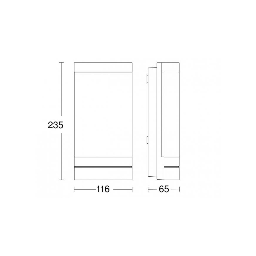 Steinel 068714 - Luminaire d'extérieur L 271 C LED/6.6W/230V 3000K IP44