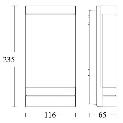 Steinel 068714 - Luminaire d'extérieur L 271 C LED/6.6W/230V 3000K IP44