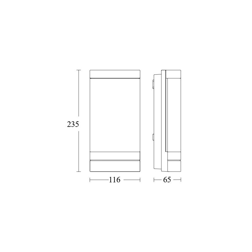 Steinel 068714 - Luminaire d'extérieur L 271 C LED/6.6W/230V 3000K IP44