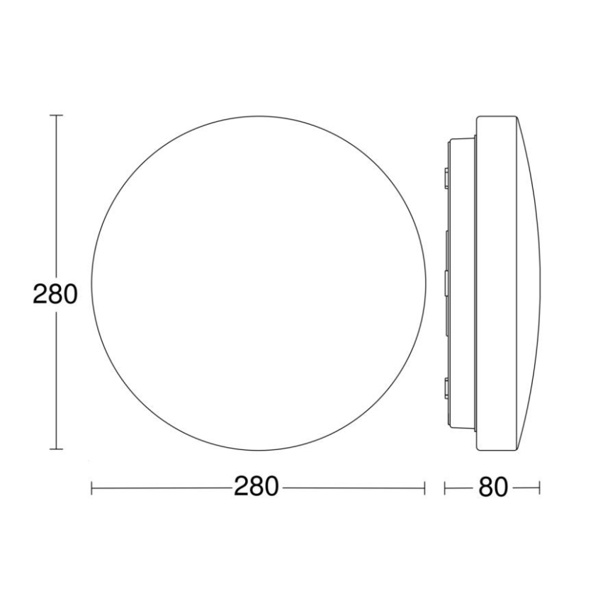 Steinel 069681 - LED Badkamer plafondlamp met sensor RSPRO P1 LED/9,4W/230V 3000K IP54