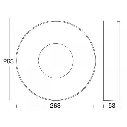 Steinel 078775 - LED Plafondlamp RS 200 C LED/17,1W/230V 3000K IP54