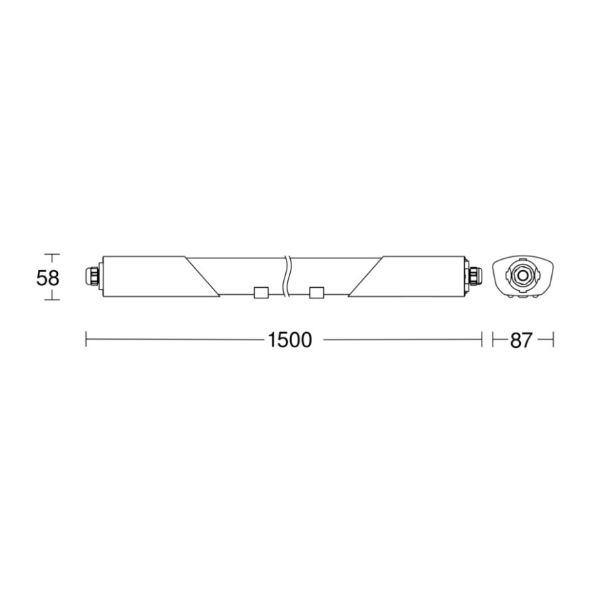 Steinel 079338 - LED Industrie Lamp met Sensor RS PRO 5150 SC 5C LED/42W/230V IP66