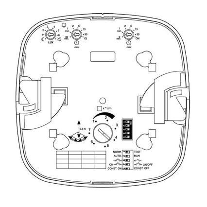 Steinel 079376 - Détecteur de présence IR Quattro HD 24m DALI-2 APC blanc