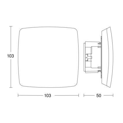 Steinel 079444 - Détecteur de présence TRUE PRESENCE COM1 blanc