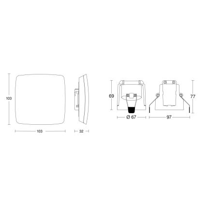 Steinel 079451 - Détecteur de présence TRUE PRESENCE KNX blanc