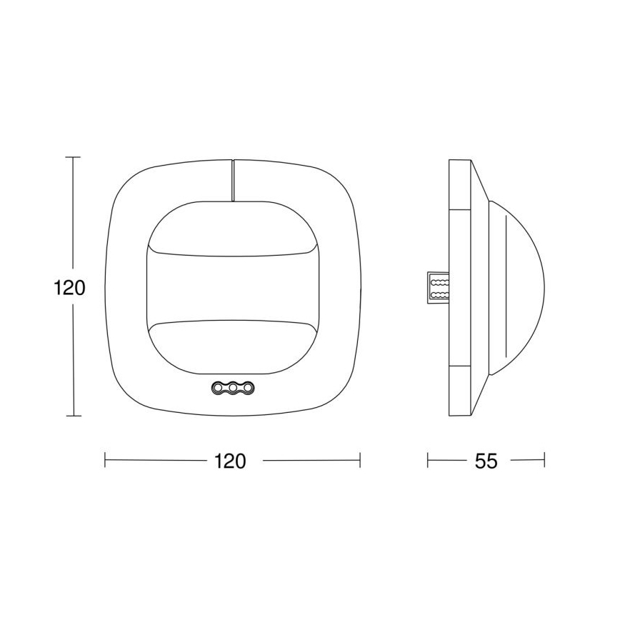 Steinel 079499 - Aanwezigheidsdetector Dubbel HF DALI-2 APC wit