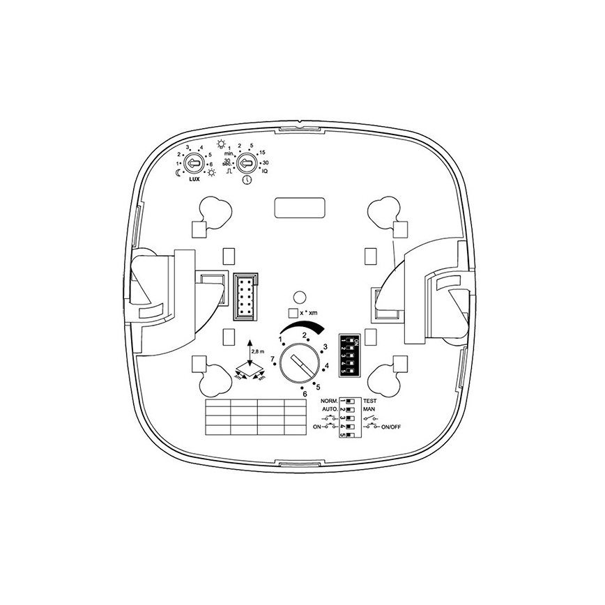 Steinel 079512 - Aanwezigheidsdetector HF 360 COM1 wit