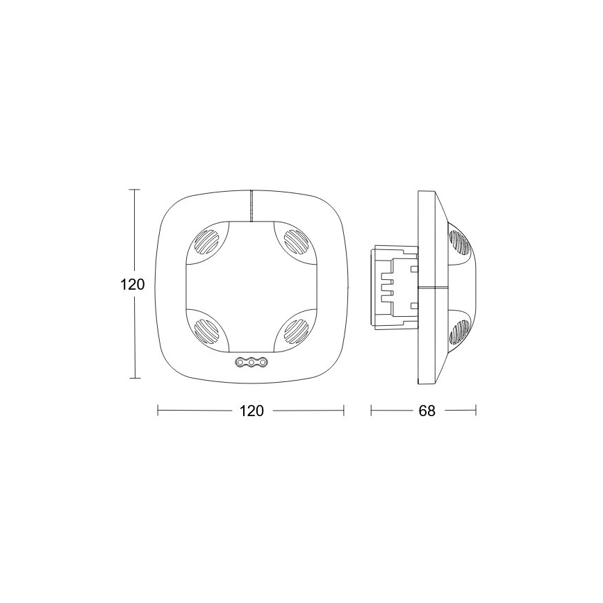 Steinel 079574 - Aanwezigheidsdetector DualTech COM1 wit