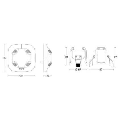 Steinel 079581 - Aanwezigheidsdetector DualTech KNX wit
