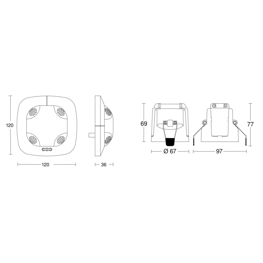 Steinel 079581 - Aanwezigheidsdetector DualTech KNX wit