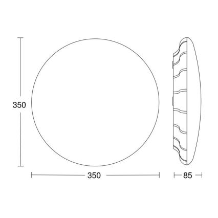 Steinel 079710 - LOT 5x Plafonnier LED avec détecteur RS PRO S30 SC LED/25,7W/230V 4000K